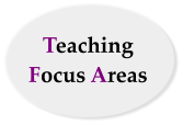 Teaching Focus Areas